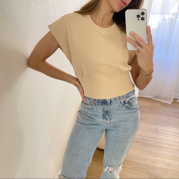 LAST • Not You’re Average Cropped Top - Picture 2 of 5
